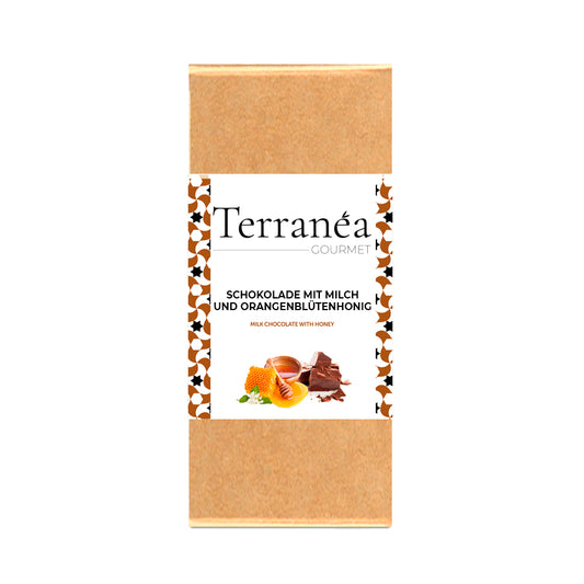 Milchschokolade mit Orangenblüten-Honig